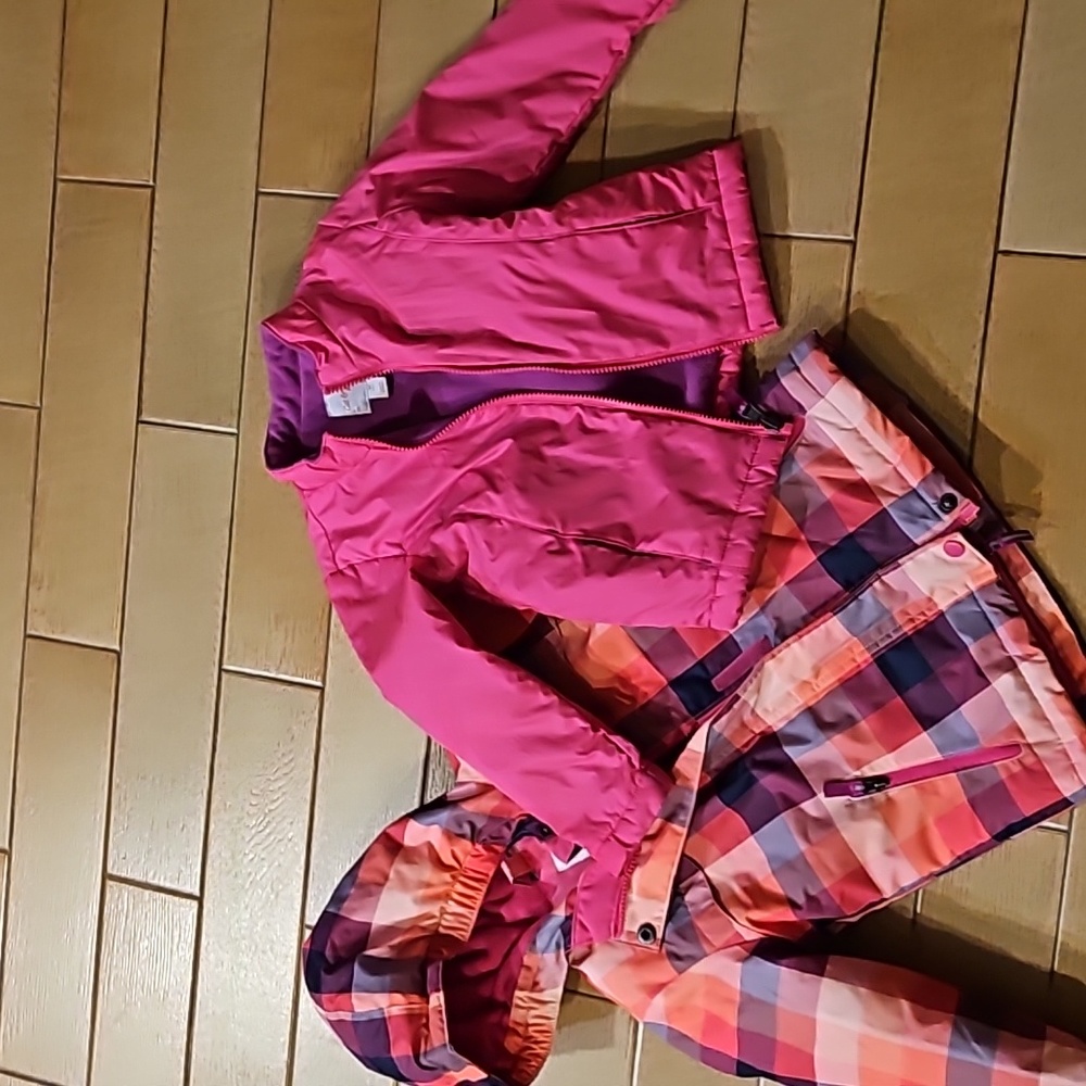 Winter coat with shell